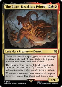 The Beast, Deathless Prince (Surge Foil), Universes Beyond: Doctor Who