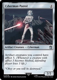 Cyberman Patrol (Surge Foil), Universes Beyond: Doctor Who
