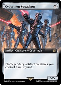 Cybermen Squadron (Extended Art) (Surge Foil), Universes Beyond: Doctor Who
