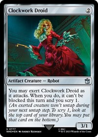 Clockwork Droid (Surge Foil), Universes Beyond: Doctor Who