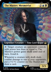 The Master, Mesmerist (Extended Art) (Surge Foil), Universes Beyond: Doctor Who