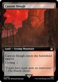 Canyon Slough (Extended Art), Universes Beyond: Doctor Who