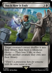 This Is How It Ends (Extended Art) (Surge Foil), Universes Beyond: Doctor Who