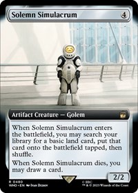 Solemn Simulacrum (Extended Art), Universes Beyond: Doctor Who