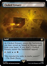 Choked Estuary (Extended Art) (Surge Foil), Universes Beyond: Doctor Who