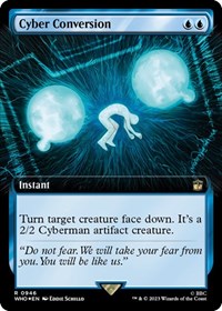 Cyber Conversion (Extended Art) (Surge Foil), Universes Beyond: Doctor Who