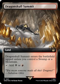 Dragonskull Summit (Extended Art) (Surge Foil), Universes Beyond: Doctor Who