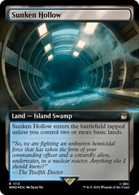 Sunken Hollow (Extended Art) (Surge Foil), Universes Beyond: Doctor Who