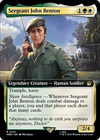 Sergeant John Benton (Extended Art), Universes Beyond: Doctor Who