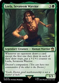 Leela, Sevateem Warrior (Surge Foil), Universes Beyond: Doctor Who