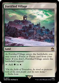 Fortified Village (Surge Foil), Universes Beyond: Doctor Who