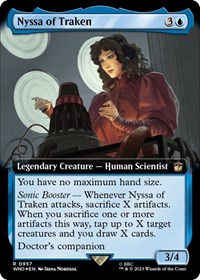 Nyssa of Traken (Extended Art) (Surge Foil), Universes Beyond: Doctor Who