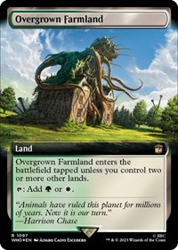 Overgrown Farmland (Extended Art) (Surge Foil), Universes Beyond: Doctor Who