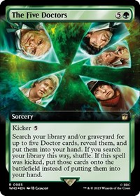 The Five Doctors (Extended Art) (Surge Foil), Universes Beyond: Doctor Who