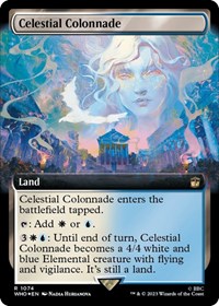 Celestial Colonnade (Extended Art) (Surge Foil), Universes Beyond: Doctor Who