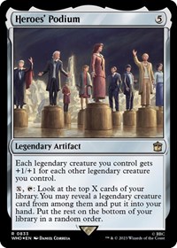 Heroes' Podium (Surge Foil), Universes Beyond: Doctor Who