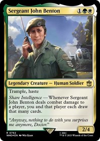 Sergeant John Benton (Surge Foil), Universes Beyond: Doctor Who