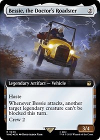 Bessie, the Doctor's Roadster (Extended Art) (Surge Foil), Universes Beyond: Doctor Who
