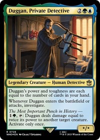 Duggan, Private Detective (Surge Foil), Universes Beyond: Doctor Who