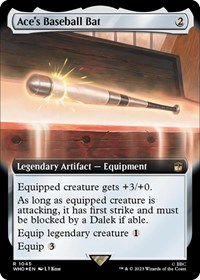 Ace's Baseball Bat (Extended Art) (Surge Foil), Universes Beyond: Doctor Who