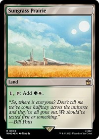 Sungrass Prairie (Surge Foil), Universes Beyond: Doctor Who