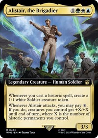 Alistair, the Brigadier (Extended Art), Universes Beyond: Doctor Who