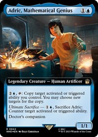 Adric, Mathematical Genius (Extended Art) (Surge Foil), Universes Beyond: Doctor Who