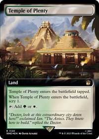 Temple of Plenty (Extended Art) (Surge Foil), Universes Beyond: Doctor Who