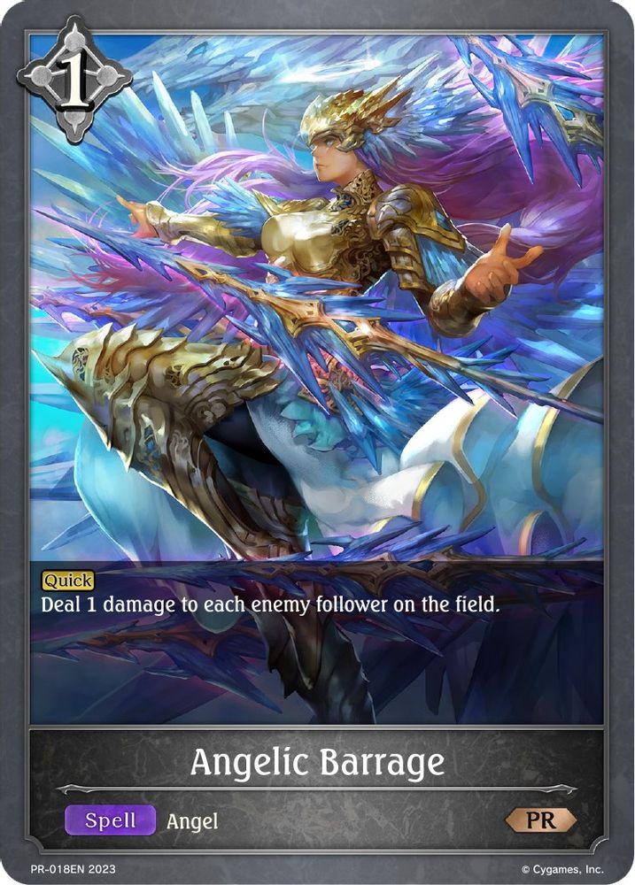 Angelic Barrage, Standard, front