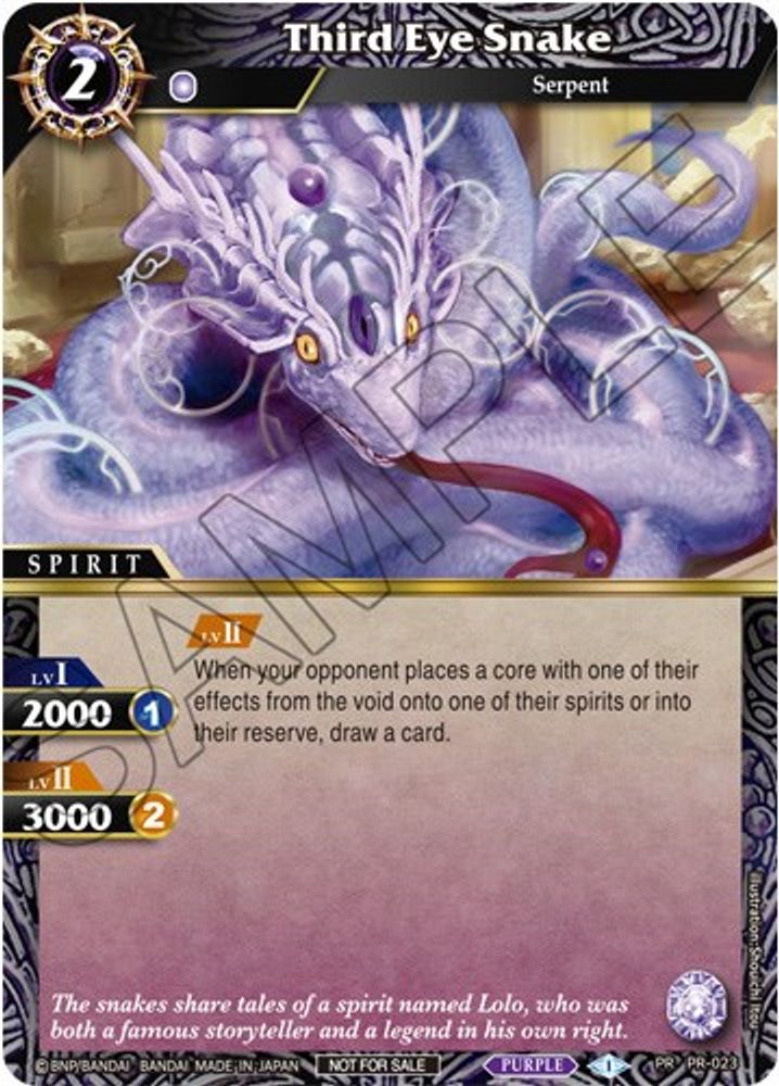 Third Eye Snake (Tournament Pack Vol. 3), Standard, front