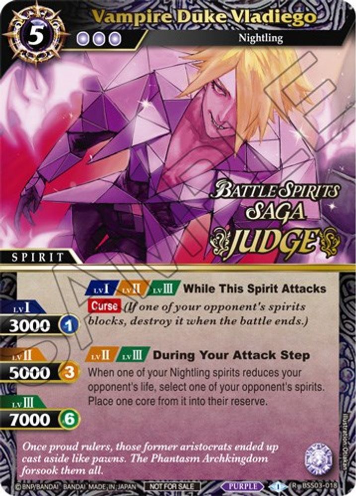 Vampire Duke Vladiego (Judge Pack Vol. 3), Foil, front