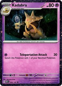 Kadabra - 064/165 (Cosmos Holo)