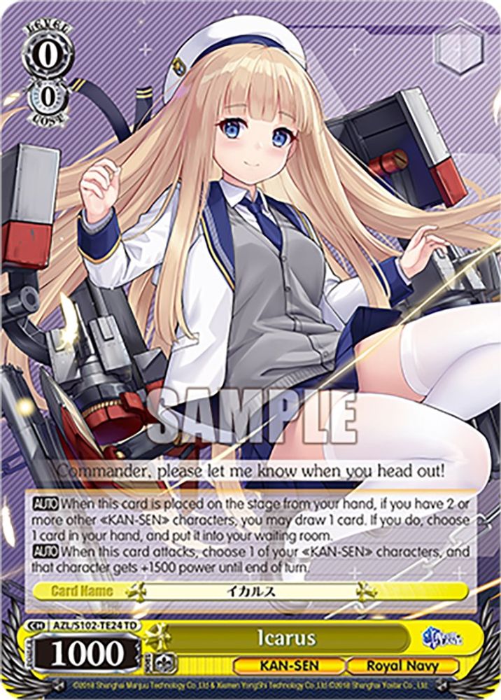 Icarus, Standard, front