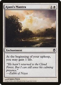 Ajani's Mantra, Duel Decks: Ajani vs. Nicol Bolas
