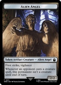 Alien Angel // Food (0027) Double-Sided Token, Universes Beyond: Doctor Who