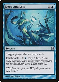 Deep Analysis, Duel Decks: Ajani vs. Nicol Bolas