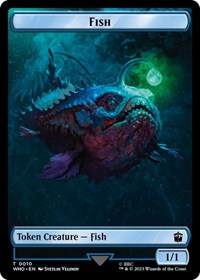 Fish // Treasure (0030) Double-Sided Token, Universes Beyond: Doctor Who