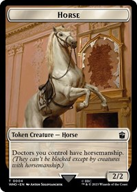 Horse // Food (0026) Double-Sided Token, Universes Beyond: Doctor Who