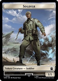 Soldier // Treasure (0030) Double-Sided Token, Universes Beyond: Doctor Who