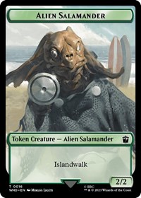 Alien Salamander // Alien Insect Double-Sided Token, Universes Beyond: Doctor Who