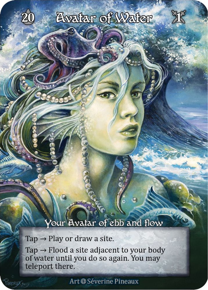 Avatar of Water (Foil), Foil, front