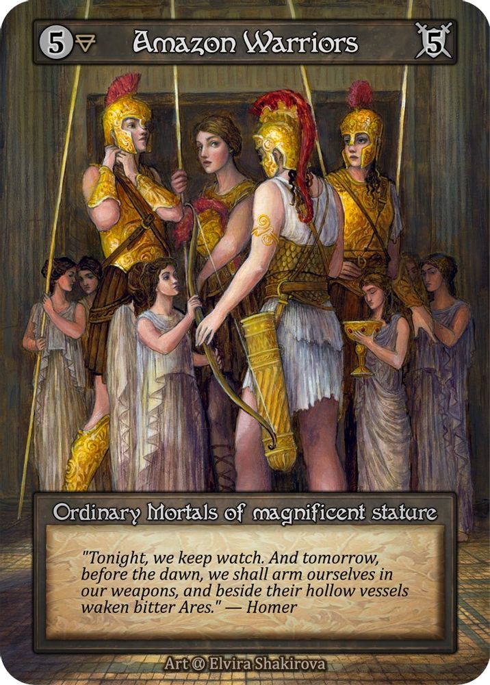 Amazon Warriors, Standard, front