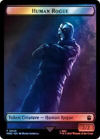 Human Rogue // Cyberman Double-Sided Token (Surge Foil), Universes Beyond: Doctor Who