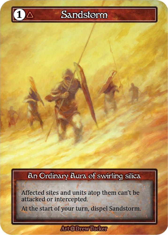 Sandstorm (Foil), Foil, front