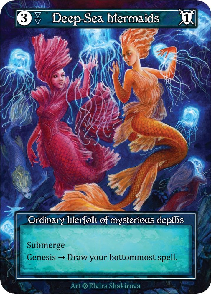 Deep-Sea Mermaids (Foil), Foil, front