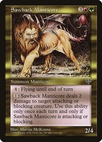Sawback Manticore, Mirage
