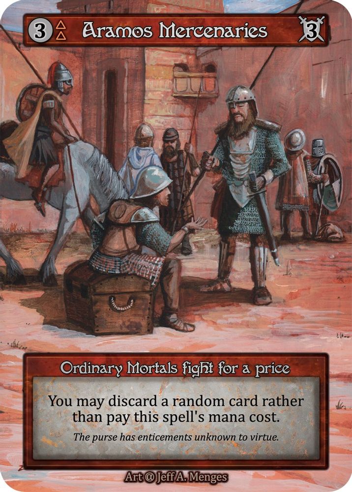Aramos Mercenaries, Standard, front