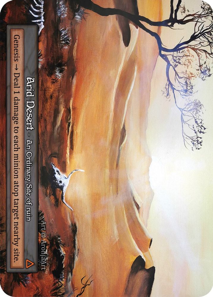 Arid Desert, Standard, front