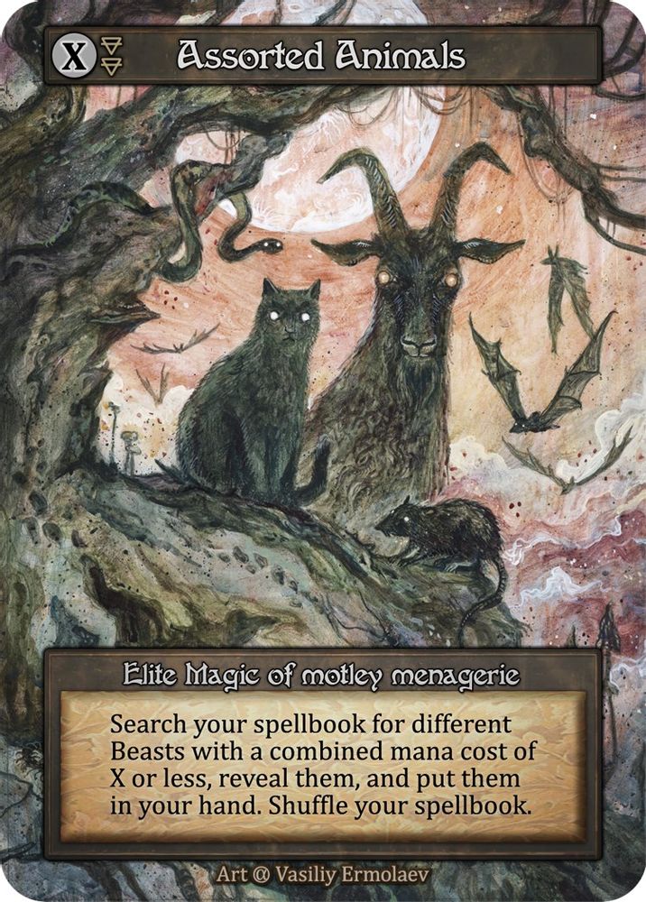 Assorted Animals, Standard, front