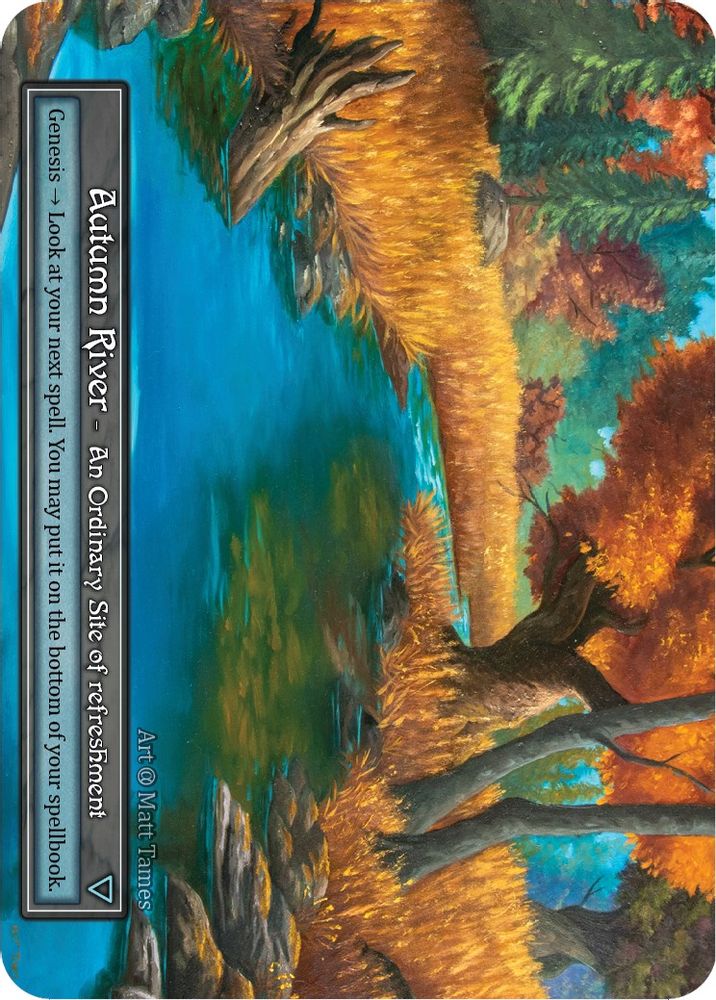 Autumn River (Foil), Foil, front